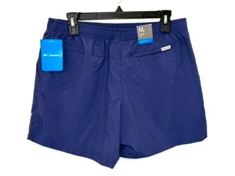 Columbia Sandy River Shorts Womens Medium Blue Nylon Athletic Hiking Outdoor New